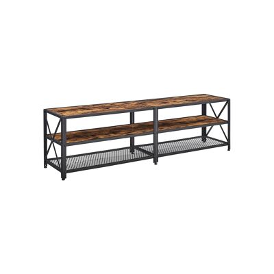 TV rack with 3 levels for the living room 178 x 39 x 52 cm (L x W x H)