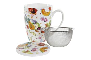 TASSE À INFUSION EN PORCELAINE 12X9X11 380ML, 3 ASSORTIMENTS. LC179337 4