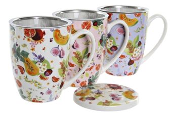 TASSE À INFUSION EN PORCELAINE 12X9X11 380ML, 3 ASSORTIMENTS. LC179337 6