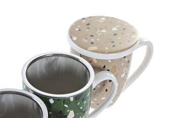 TASSE À INFUSION EN PORCELAINE 12X9X11 380ML, 4 ASSORTIMENTS. LC179347 7