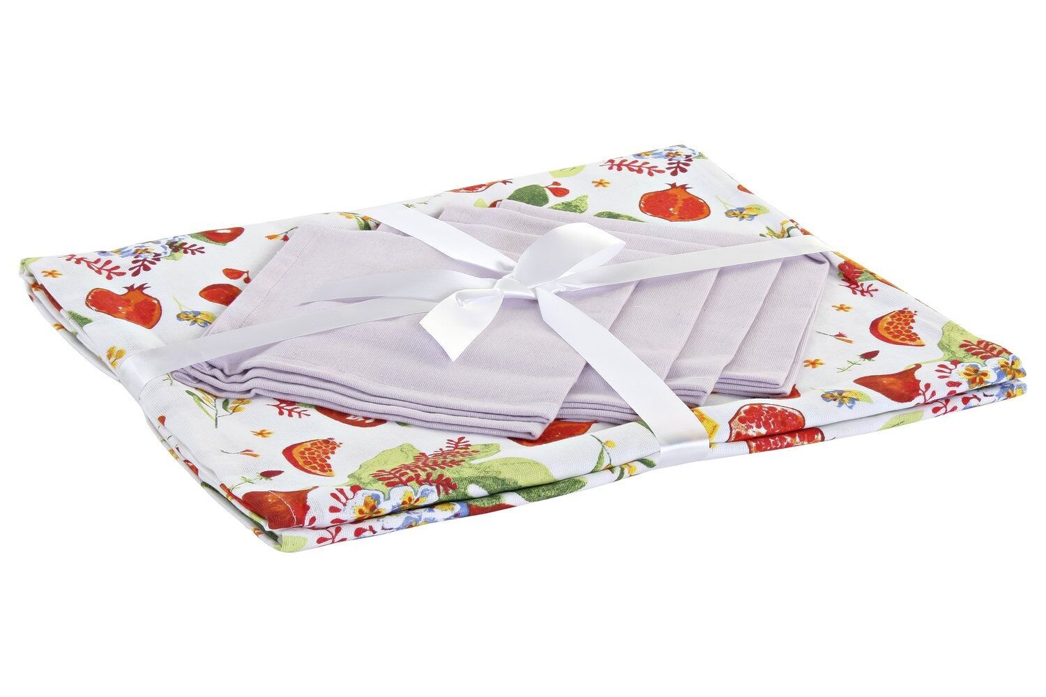 TISCHDECKEN SET 5 BAUMWOLLE 150X150X0,5 MULTICOLOR LC179876