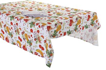 NAPPE SET 5 COTON 150X150X0,5 MULTICOLORE LC179876 4