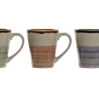 TAZZA IN STONEWARE 13,5X10X11 360 ML, 3 ASSORTIMENTI. LC180182