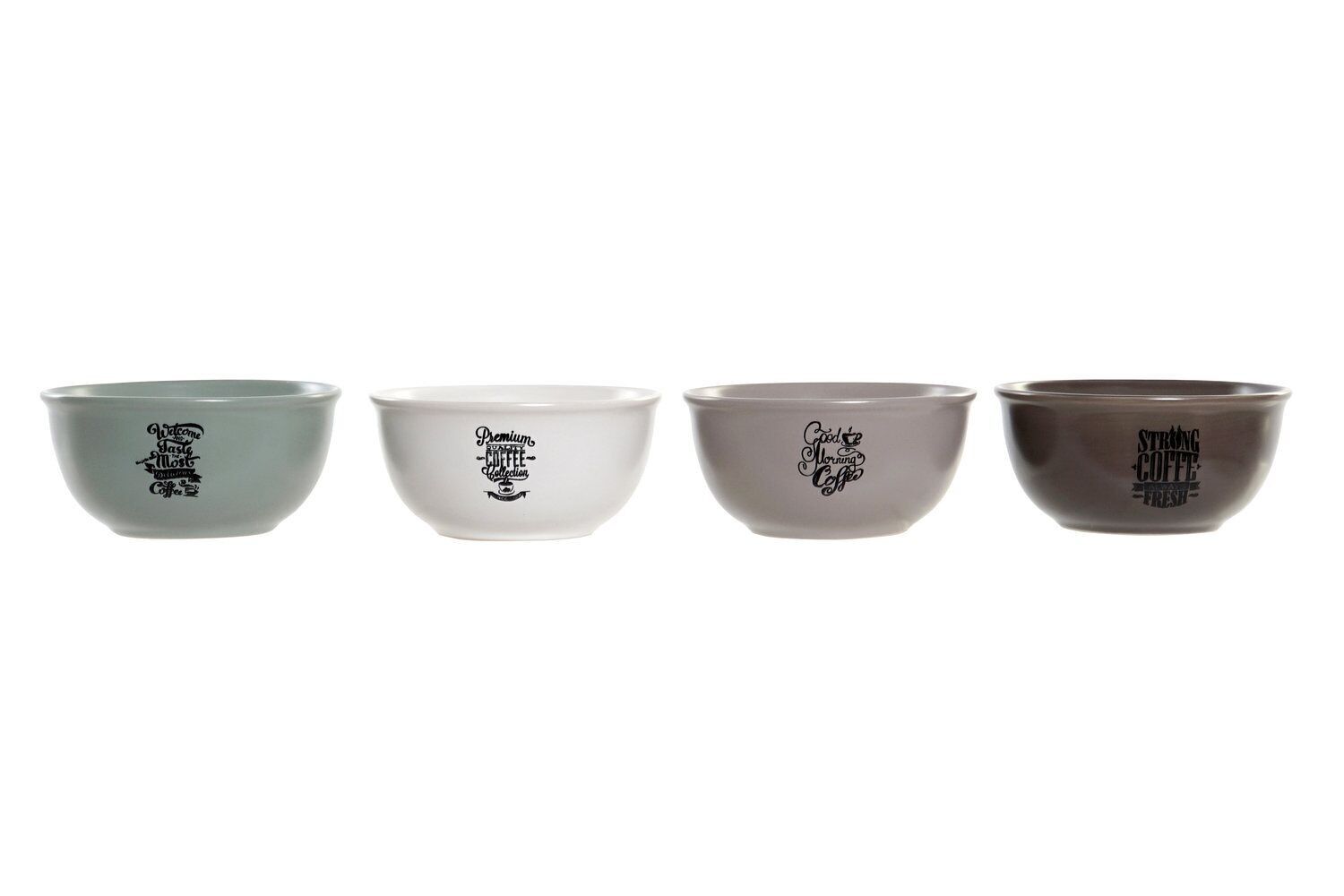 SCHÜSSEL AUS STEINZEUG 14X14X6,8 560 ML, 4 SORTIMENTE. LC180190