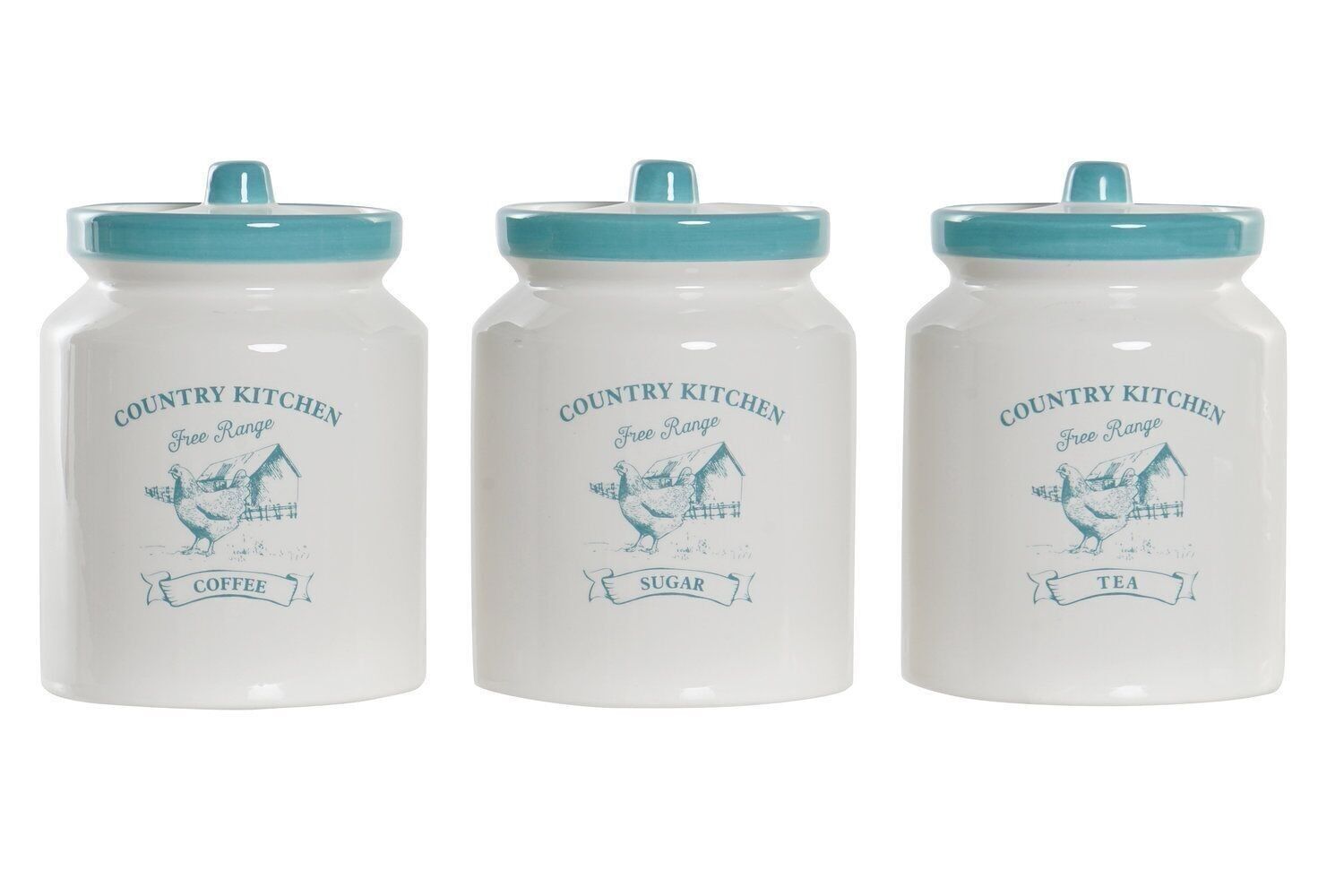 BARATTOLO SET 3 DOLOMITE 11,5X11,5X17 CAFFÈ BIANCO LC181151