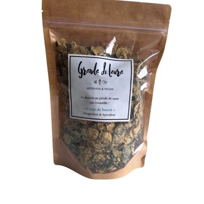 Granola BULK 1KG "Boost" de jengibre y espirulina