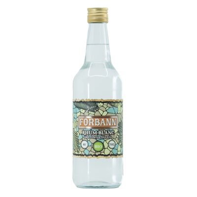 FORBANN weißer Rum 40 % 70 cL BIO