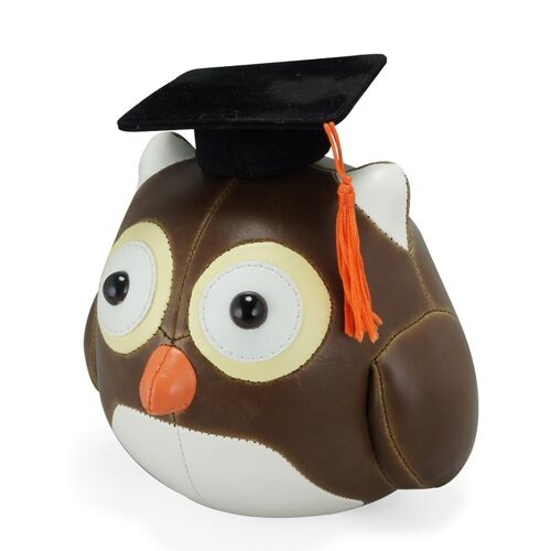 Owl with Graduation Cap Bookend 1kg