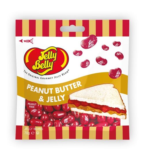Jelly Belly 70g Peanut Butter & Jelly Bag 42425