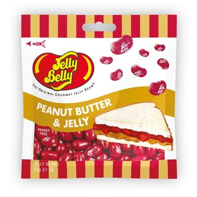 Jelly Belly 70g Burro di arachidi e gelatina Borsa 42425