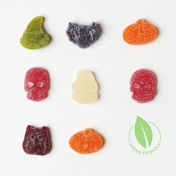 Halloween Vegan Jellies Bonbons sachet 200g 2