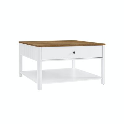 Coffee table with 2 drawers 80 x 80 x 45 cm (D x W x H)