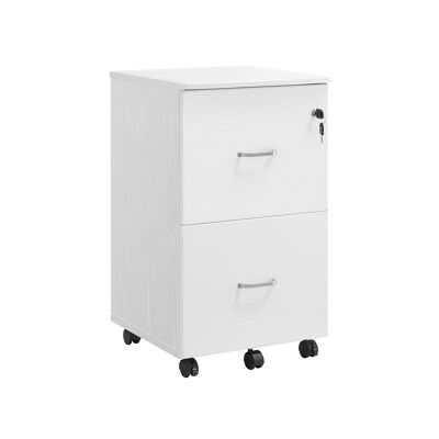 Mobile container with 2 large drawers 44.5 x 43 x 72 cm (D x W x H)