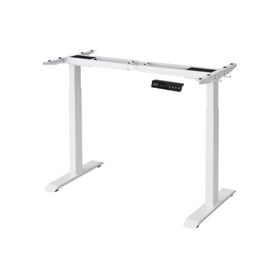 Height adjustable desk without tray with dual motor 60 x (107.5-175) x (69-115) cm (D x W x H)