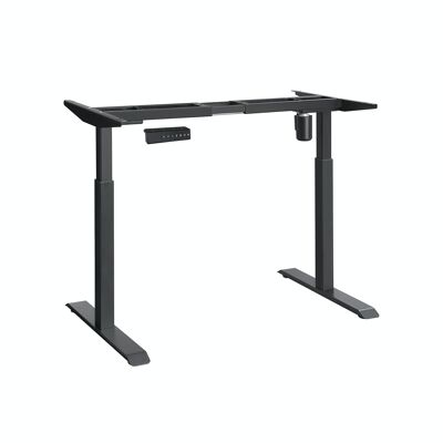 Height-adjustable desk without tabletop with motor