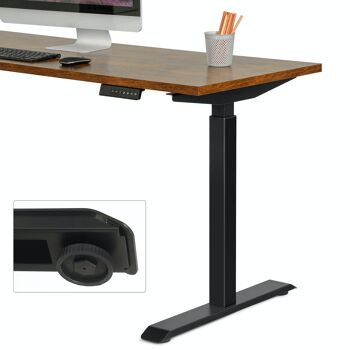 Bureau réglable en hauteur sans plateau avec moteur 7