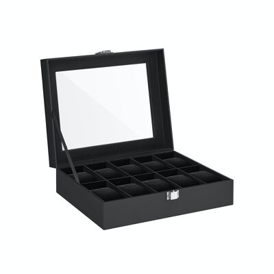 Watch box for 10 watches 20.2 x 25.5 x 7.8 cm (D x W x H)