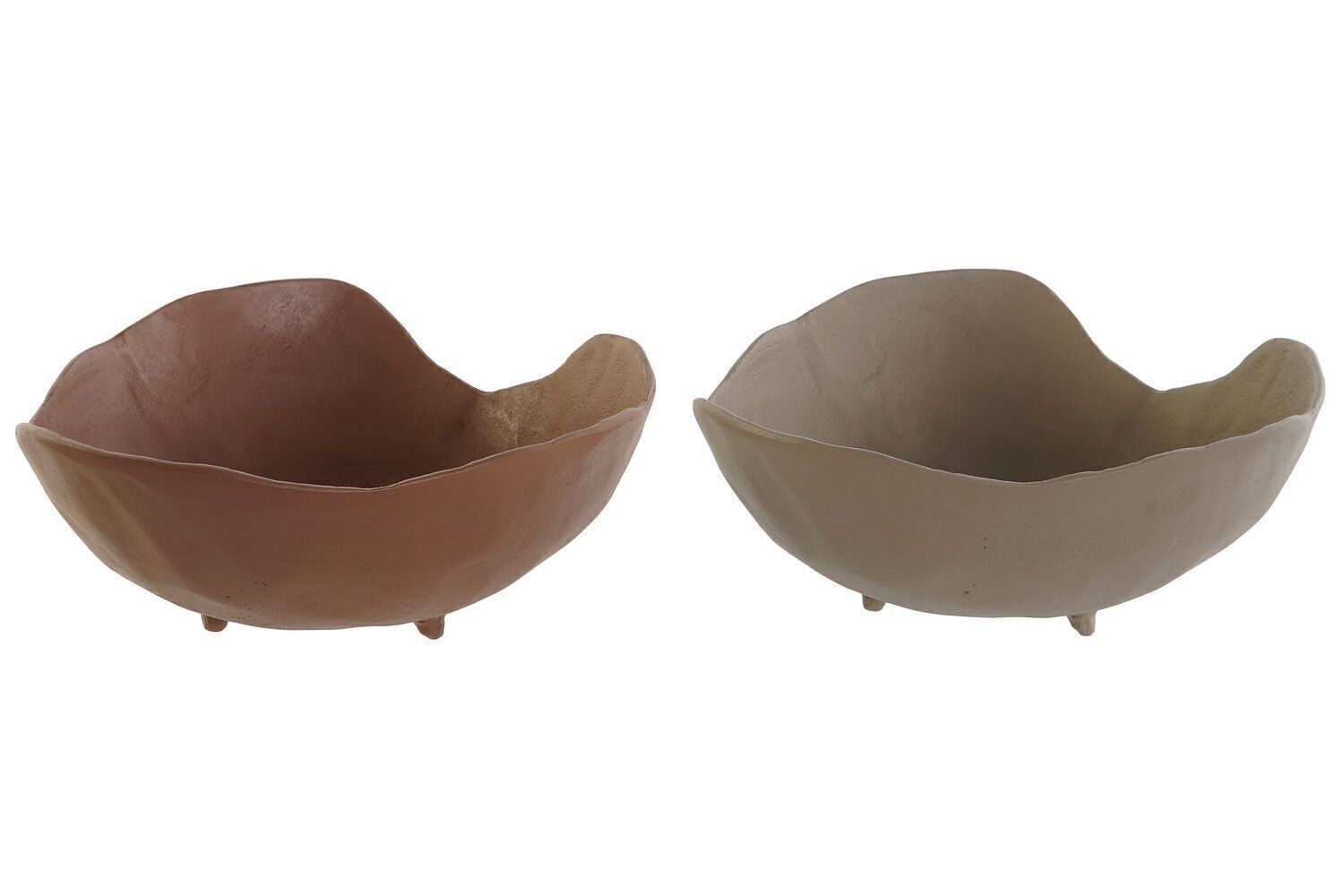 MITTELTISCH ALUMINIUM 27X27X11 ORGANISCH 2 SORTIERT. LD207431