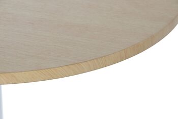 ENSEMBLE DE TABLES 5 MDF MÉTAL 121X55X78 BLANC MB208138 9