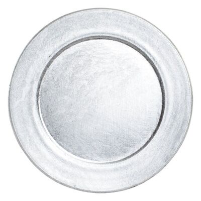 ASSIETTE PP 13X13 13 ARGENT NV151576