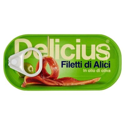 Delicius - Filetti di alici in olio di oliva