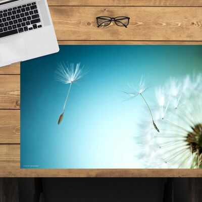 Premium Vinyl Desk Pad for Kids and Adults - Dandelion - 60 x 40 cm (BPA Free)