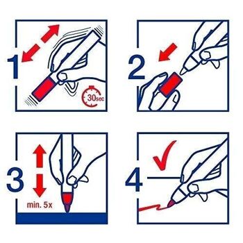 Edding 750 Marqueur peinture blister de 1 B2B - 1 stylo - pointe ronde 2-4 mm - marqueur de peinture pour l'étiquetage du métal, verre, roche ou du plastique - résistant à la chaleur, permanent et étanche 3