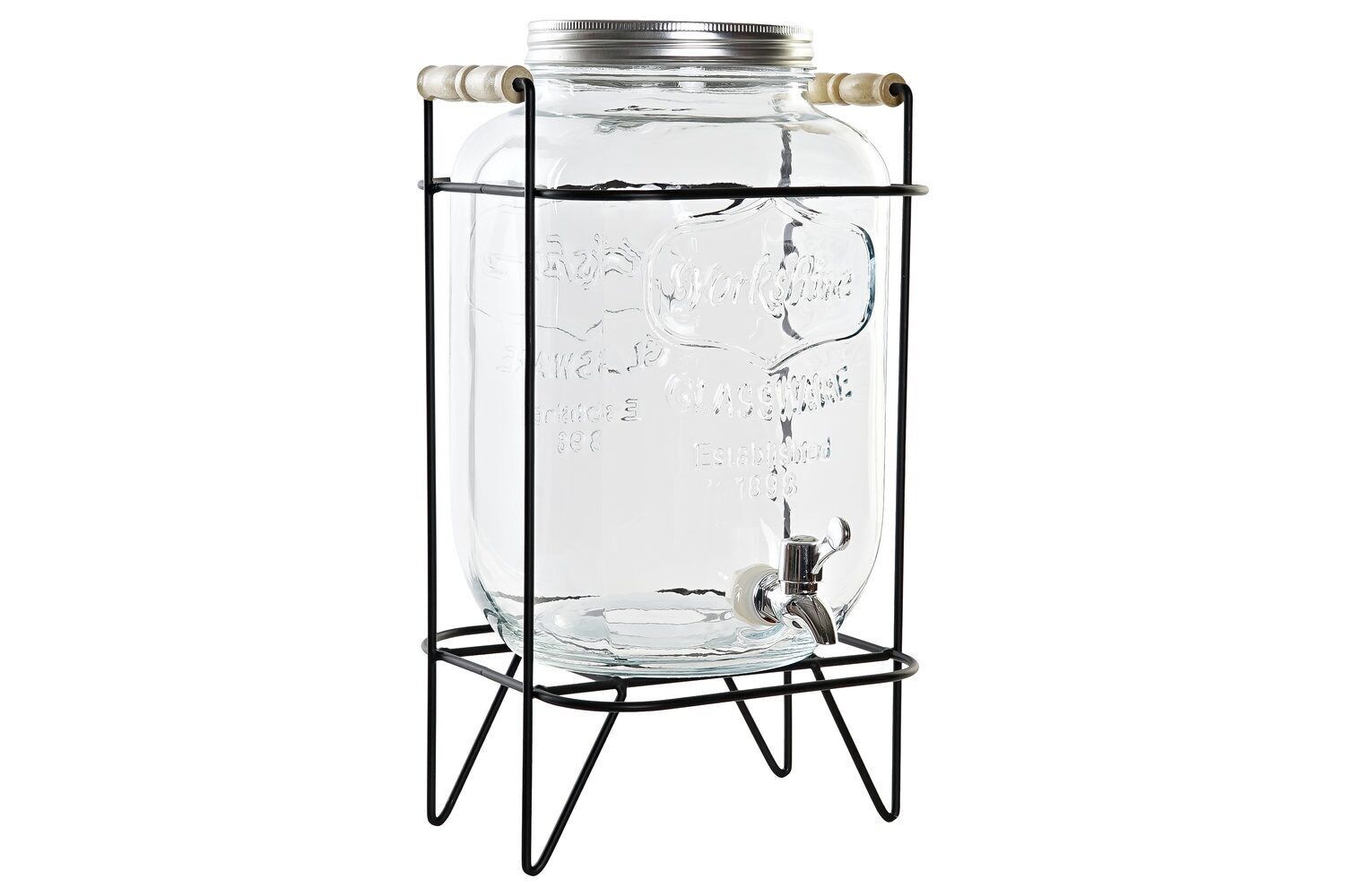 IRON GLASS DRINK DISPENSER 23X26X42 8000 PC185115