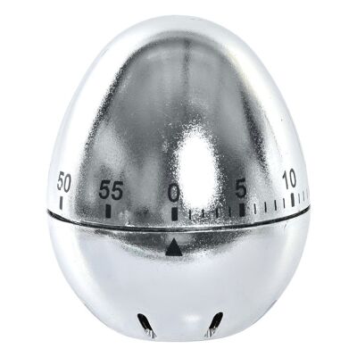 ABS TIMER EGG 6X6X7 ARGENTO CROMATO PC186159