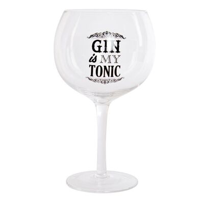 GLASS GLASS 13.5X13.5X22 800 ML, GIN TONIC PC186176
