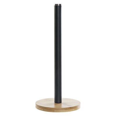 STAINLESS STEEL ROLL HOLDER BAMBOO 15X15X34 BLACK PC186187