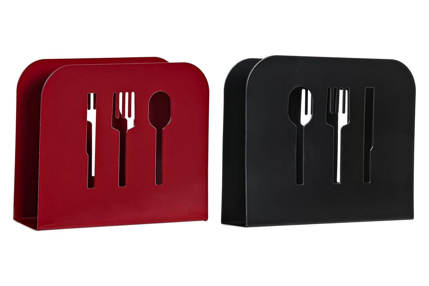 SERVIETTENHALTER AUS METALL 15X4X12,5 BESTECK 2 SORTIMENTE. PC186204