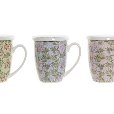 MUG PORCELAINE INFUSIONS 12X9X11 380ML, FLEURS 3 S PC186826