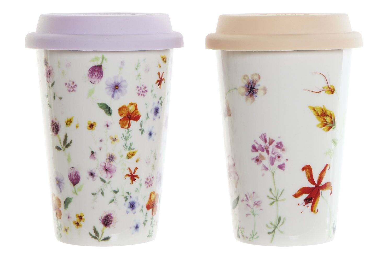 PORCELAIN MUG 10X10X14 400 ML, BLOOM 2 ASSORTED. PC186834