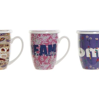 MUG INFUSIONES PORCELANA 12X9X11,5 380ML, DAYDREAM PC186844