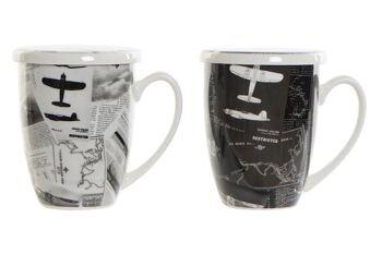 MUG INFUSION PORCELAINE 12X8,3X11 380ML AVIATION PC186848 1