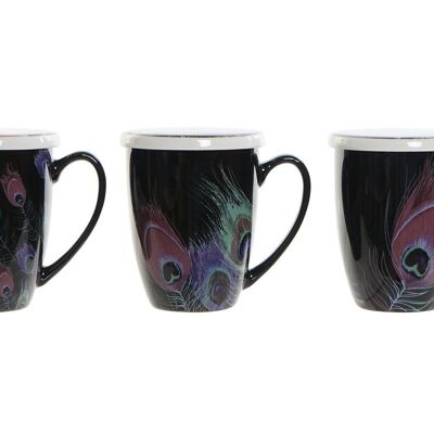 MUG INFUSIONS PORCELAIN 12X9X11 380ML PEACOCK 3 S PC186855