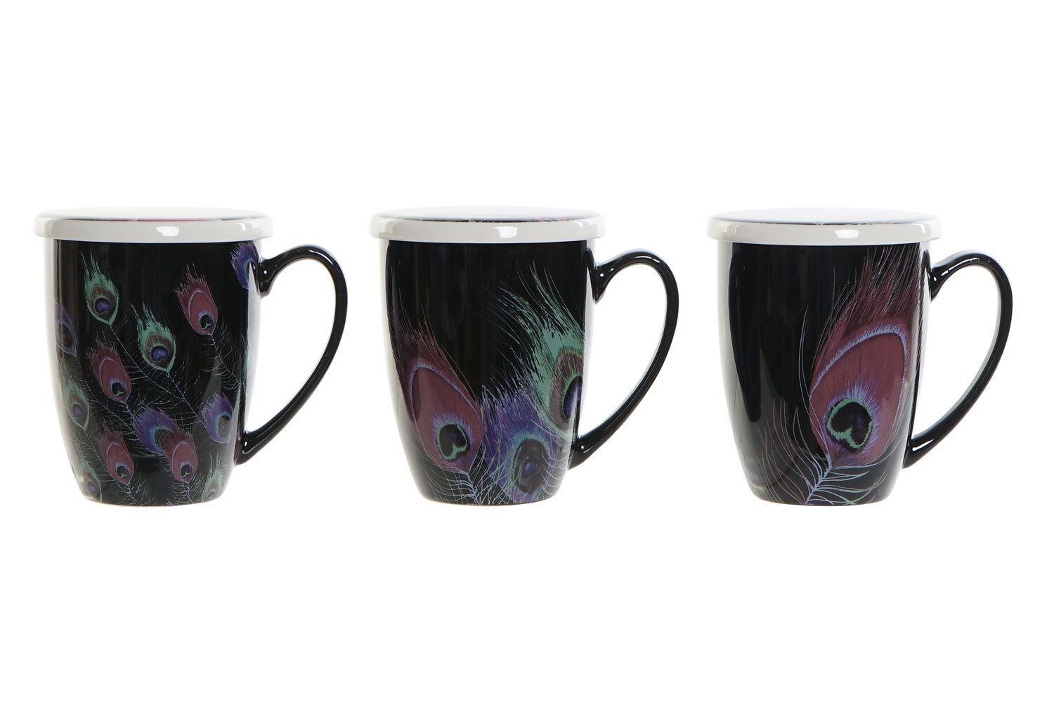 BECHER AUFFUSIONEN PORZELLAN 12X9X11 380ML PFAU 3 S PC186855