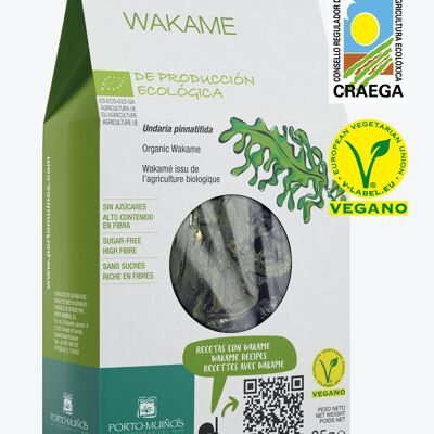 Algen – ECO dehydriertes Wakame 25g