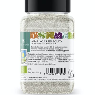 Algas - Organic Agar agar powder