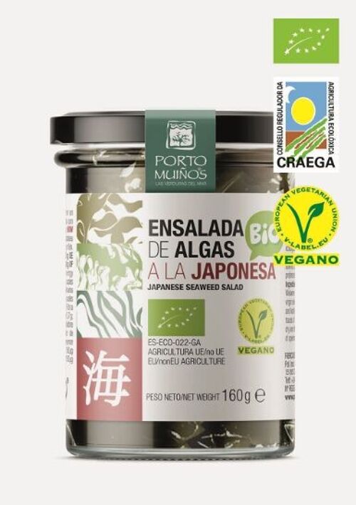 Algas - Organic Japanese-style seaweed salad  - Frasco