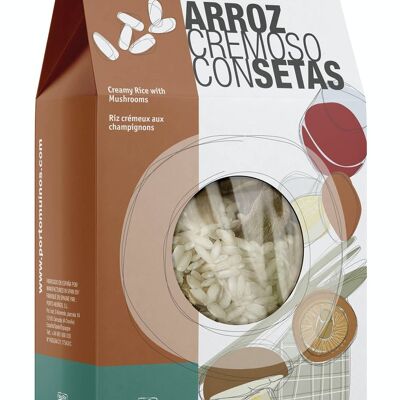 Algues - Riz Crémeux aux Champignons