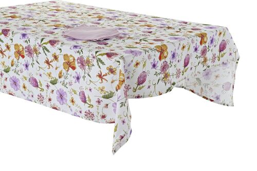 MANTEL SET 5 ALGODON 150X150X0,5 BLOOM MULTICOLOR PC186911