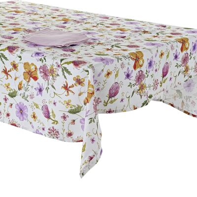 TABLECLOTH SET 5 COTTON 150X150X0,5 BLOOM MULTICOLOR PC186911