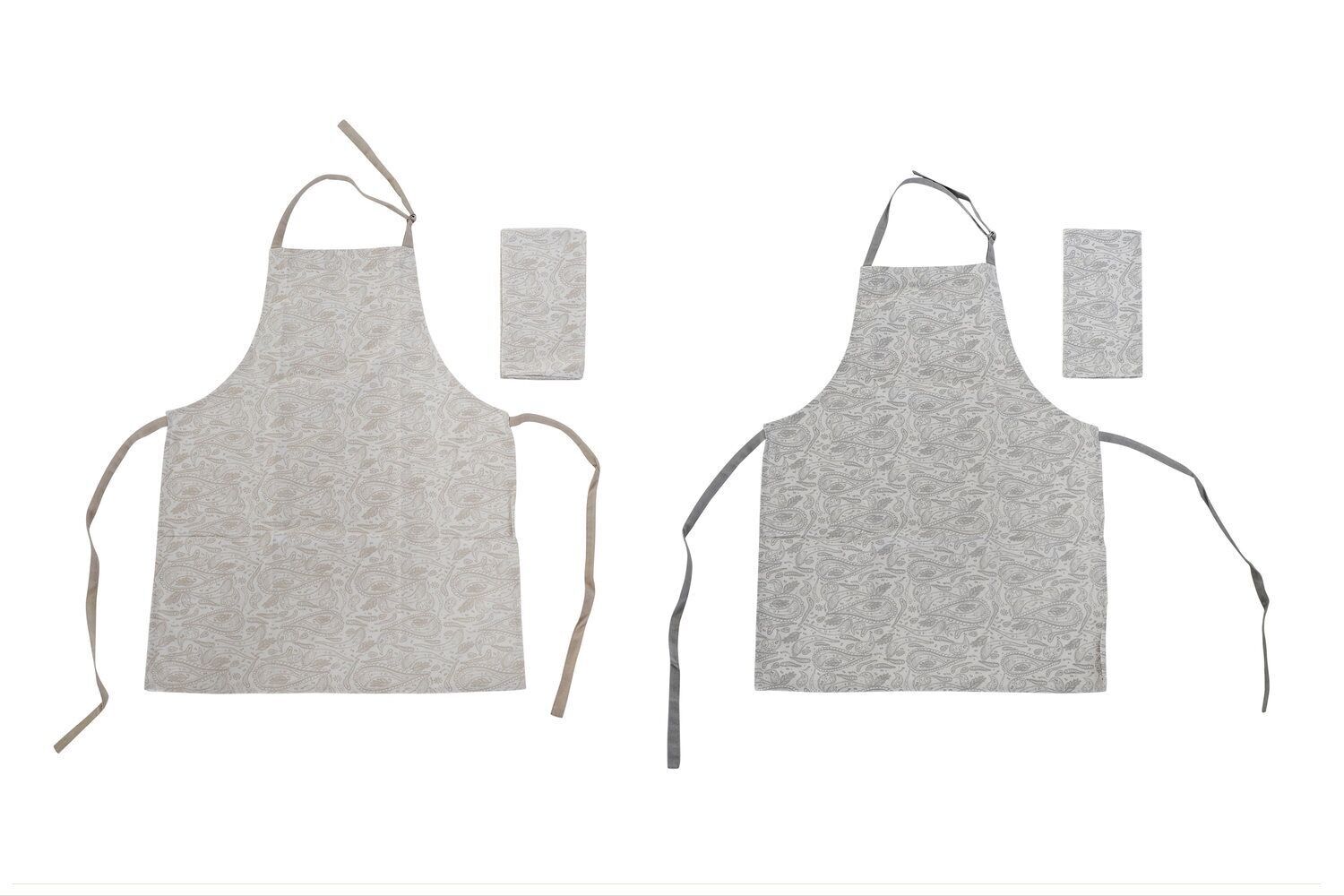 GREMBIULE SET 2 COTONE 60X0.5X80 PAISLEY 2 ASSORTIMENTO. PC186920