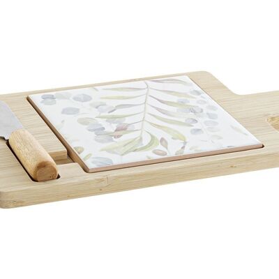 APPETIZER TABLE SET 3 BAMBOO 21,5X11,8X1,5 KNIFE PC188217