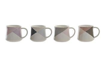 MUG GRÈS 13X9.5X8.5 385ML, 4 ASSORTIMENTS. PC188234 1