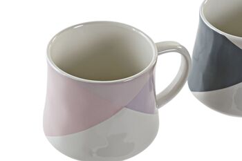 MUG GRÈS 13X9.5X8.5 385ML, 4 ASSORTIMENTS. PC188234 2