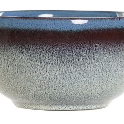 CIOTOLA IN STONEWARE 13,5X13,5X7,8 SMALTATA BLU PC188247