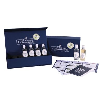 Coffret Dégustation Gin BIO de France - 6 x 40 ml Fiches de Dégustation Incluses - Coffret Cadeau Premium Prestige - En Solo ou en Duo